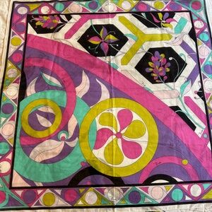 vintage Emilio Pucci cotton scarf